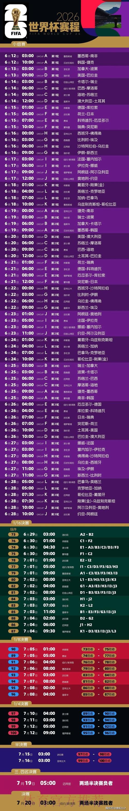 2026世界杯免费视频直播平台推荐合集